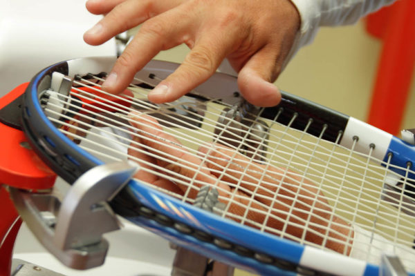 detail from restringing a tennis framealso look at my file #12466640